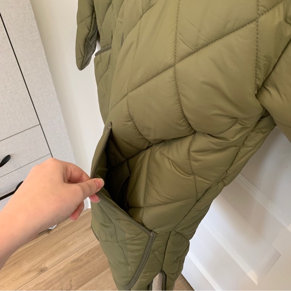 Abercrombie green sherpa-lined jacket, size L - Picture 7 of 8